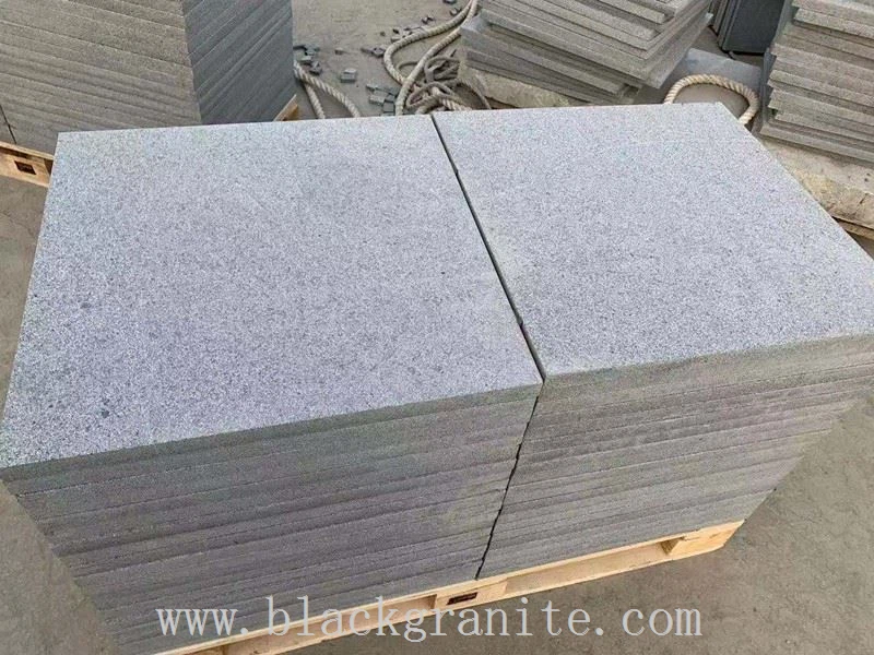 Black Grey and Dark Gray Granite Slabs for Paving