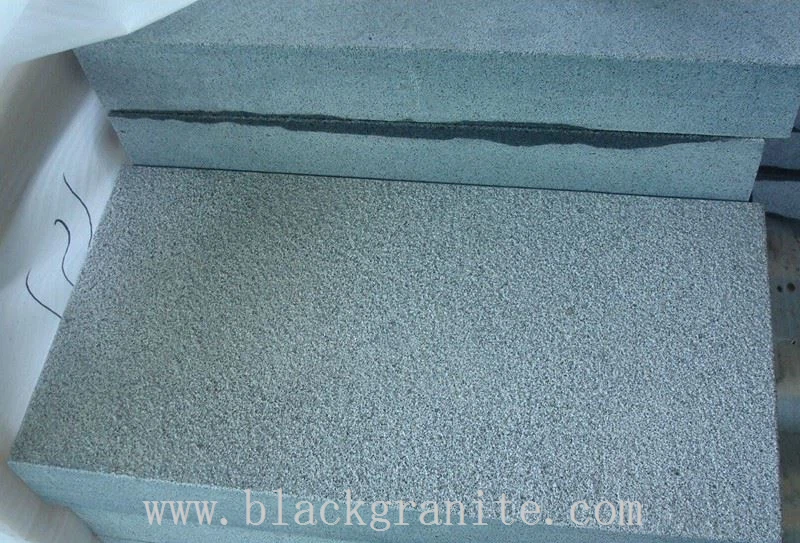 Black Grey and Dark Gray Granite Slabs for Paving