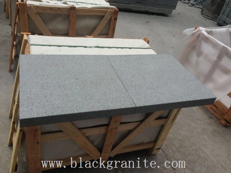 Black Grey and Dark Gray Granite Slabs for Paving