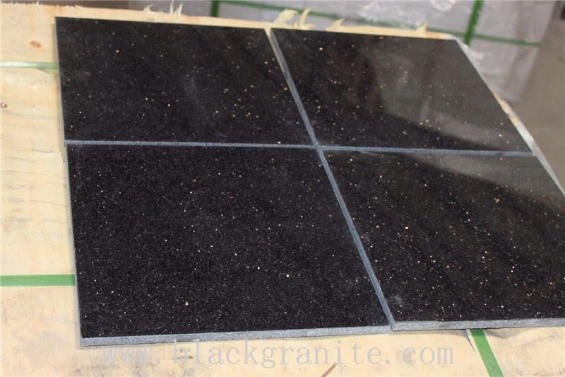 Black Star Galaxy Granite Slabs From Quarry