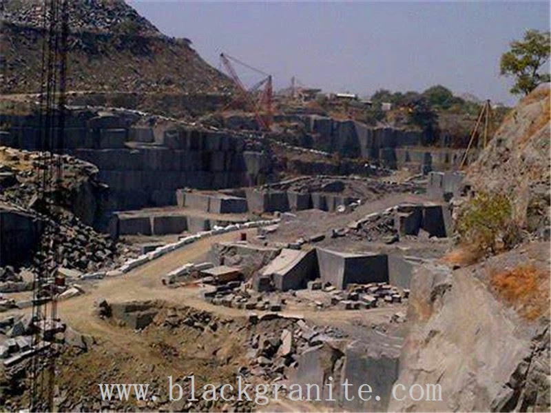 Black Star Galaxy Granite Slabs From Quarry