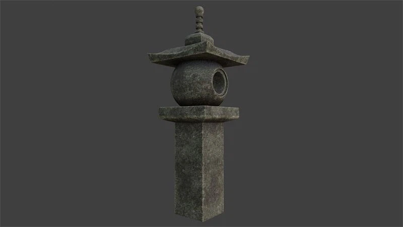 Black Stone Lanterns