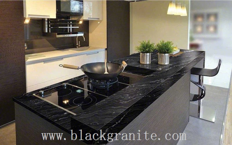 Black and Gold Granite CounterTops