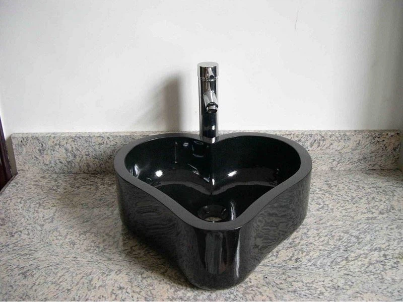 China Black Granite Sink Wash Basin