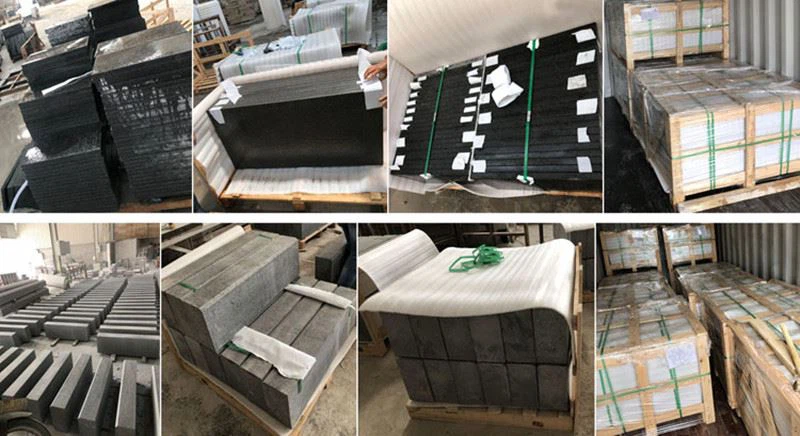 China Black Granite Steps packing