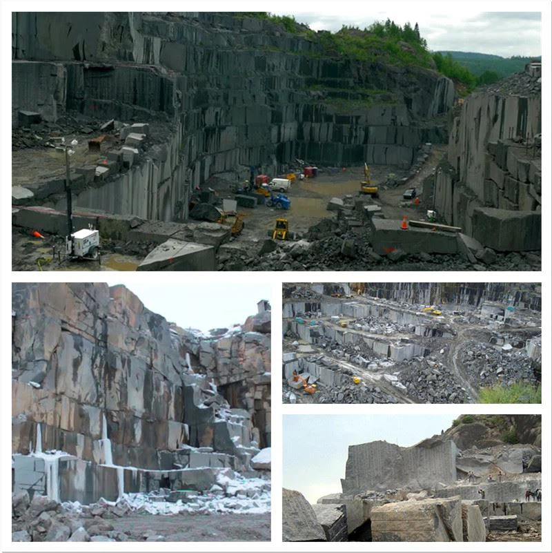 China Black Granite Steps quarry