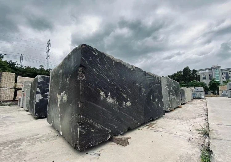 Cosmic Black Granite Slabs