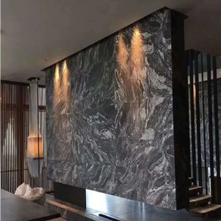 Cosmic Black Stone Polish Wall Tile