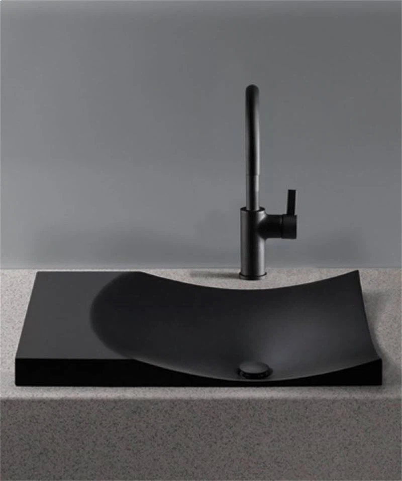 Creative Black Stone Basin