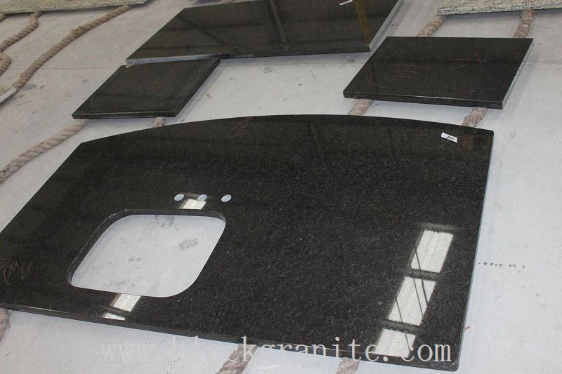 Dark Black Granite Laminate Countertops for Kitchen