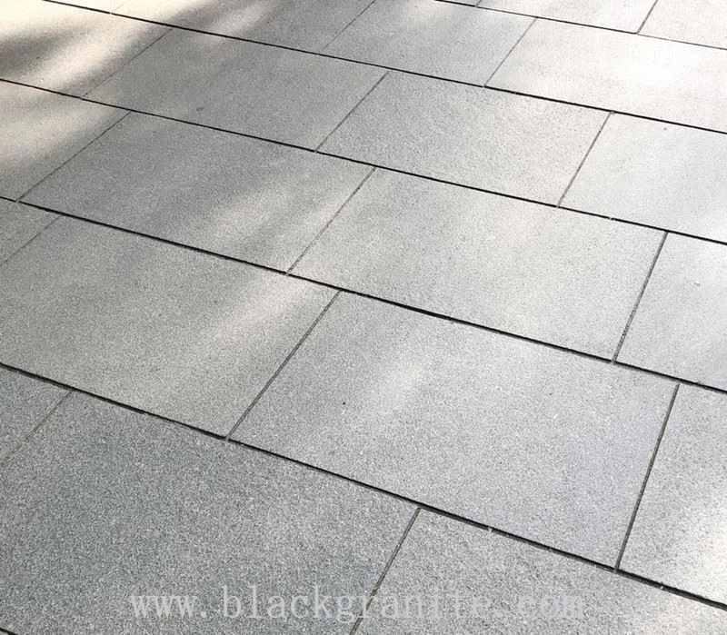 Dark Blue and Black Granite for Paving Slabs