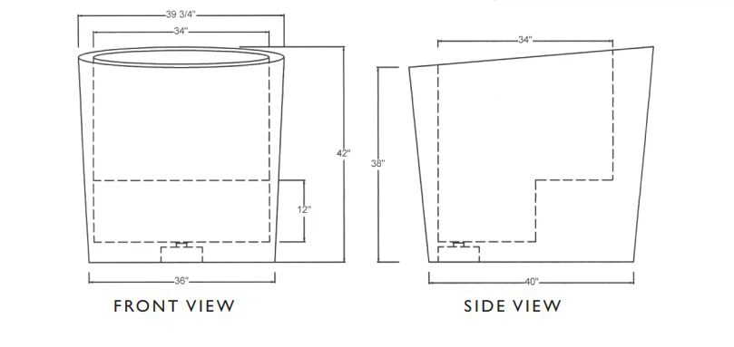 Granite Oval Soaking Tub