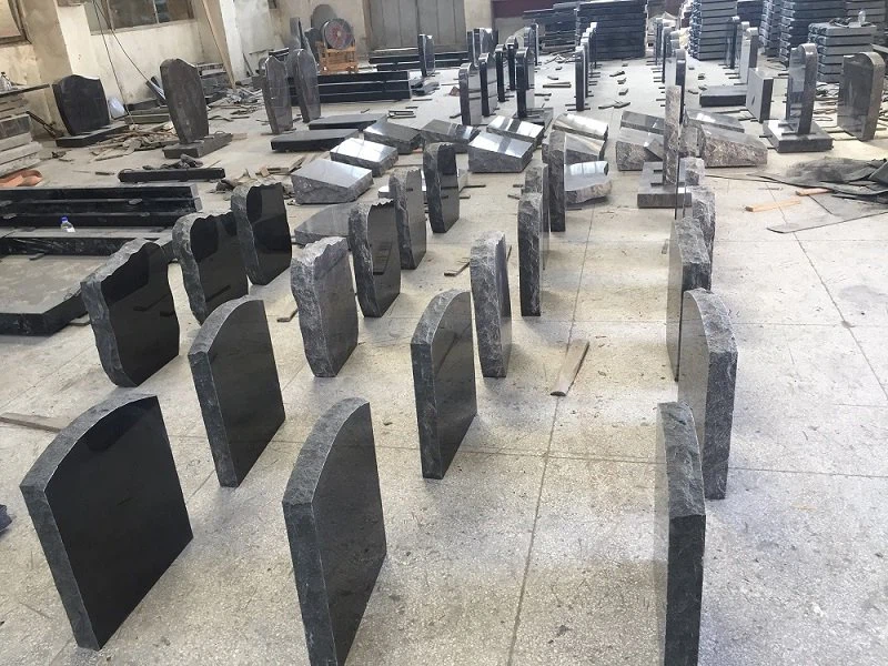 High Quality Chinese Black Granite Tombstones