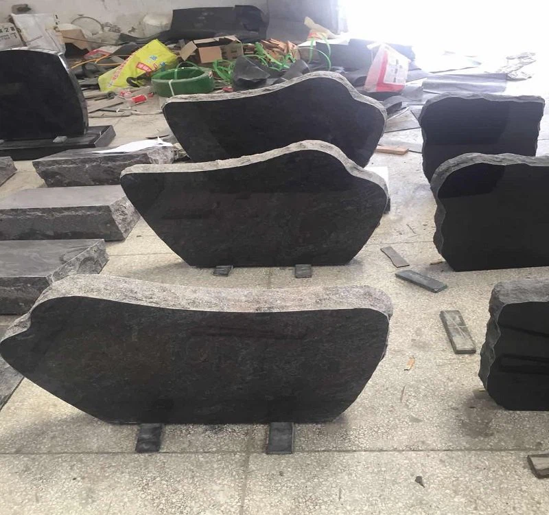 High Quality Chinese Black Granite Tombstones