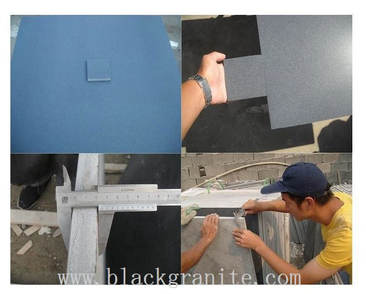 Honed Absolute Black Granite Tile