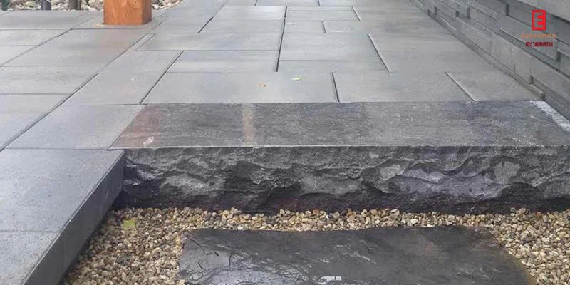 Landscapes Absolute Black Granite Steps