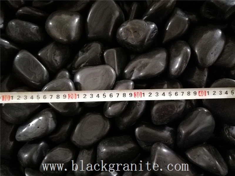 Landscaping Black Granite Crushed Gravel Rock for Landscape