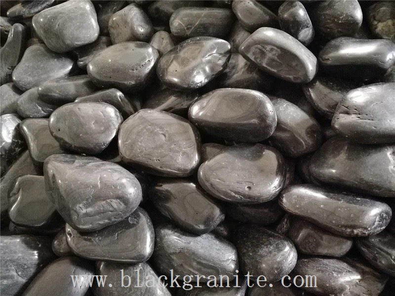 Landscaping Black Granite Crushed Gravel Rock for Landscape