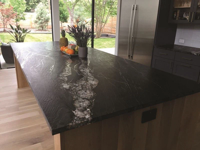 Minimalist Black Granite Countertops For Kitchen