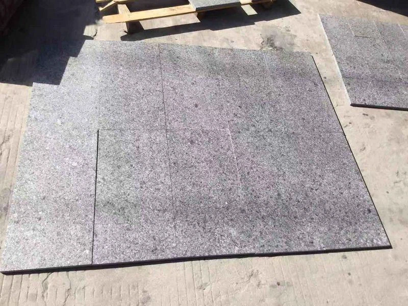 Natural Angola Black Granite Tile