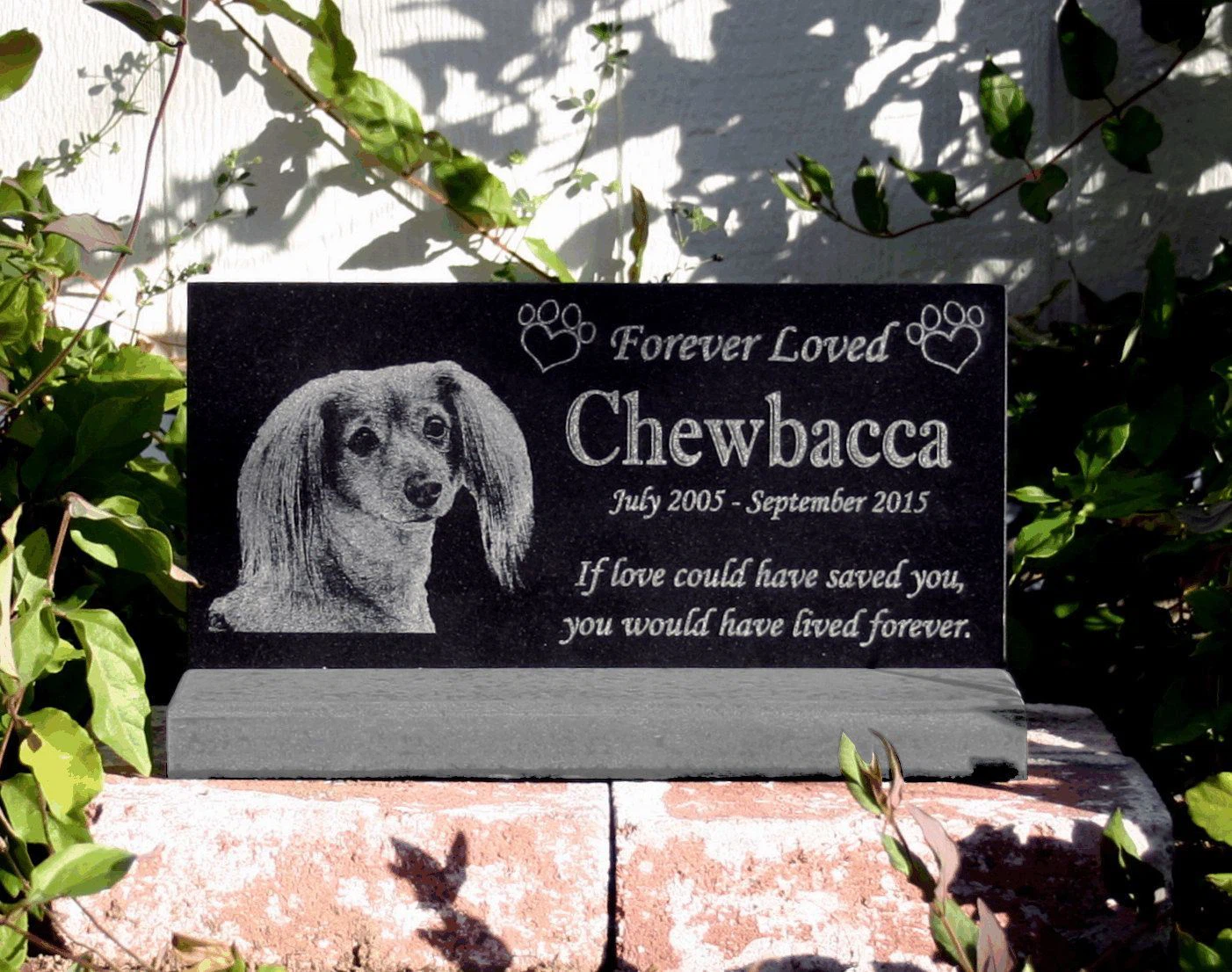 Pet Dog Cat Gravestone Headstone Memorials Monument For Your Lovely Pets