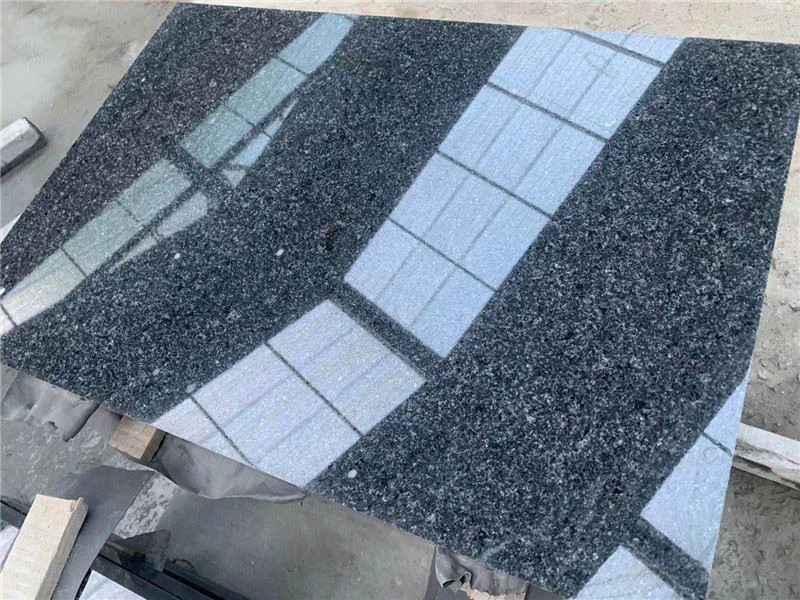 Polished Black Forest Granite Tile