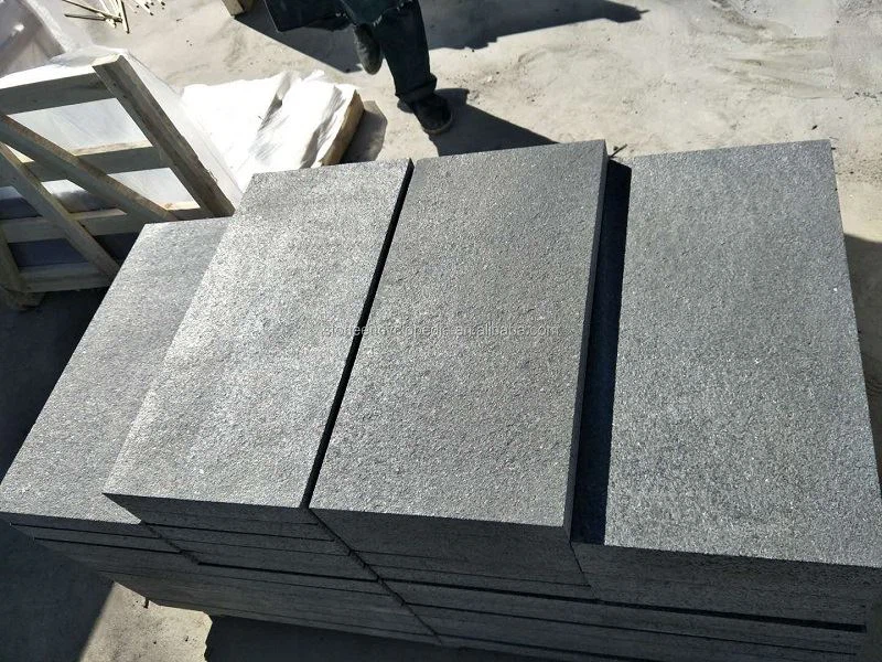 Practical Black Granite Steps For Outdoor