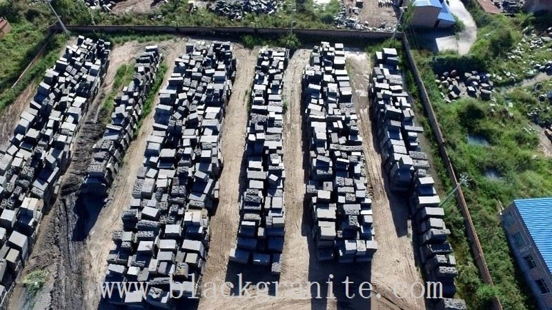 Shanxi Black Granite Tile quarry