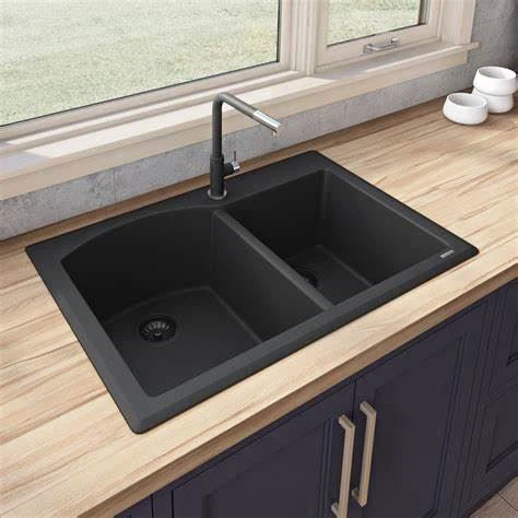 Variety Of Kitchen Black Granite Sinks