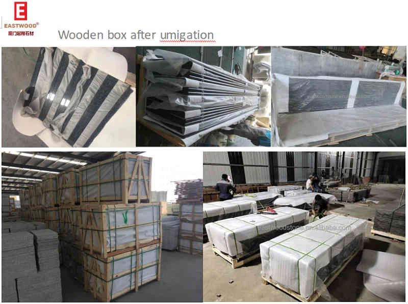 Various Black And White Granite Countertops packing