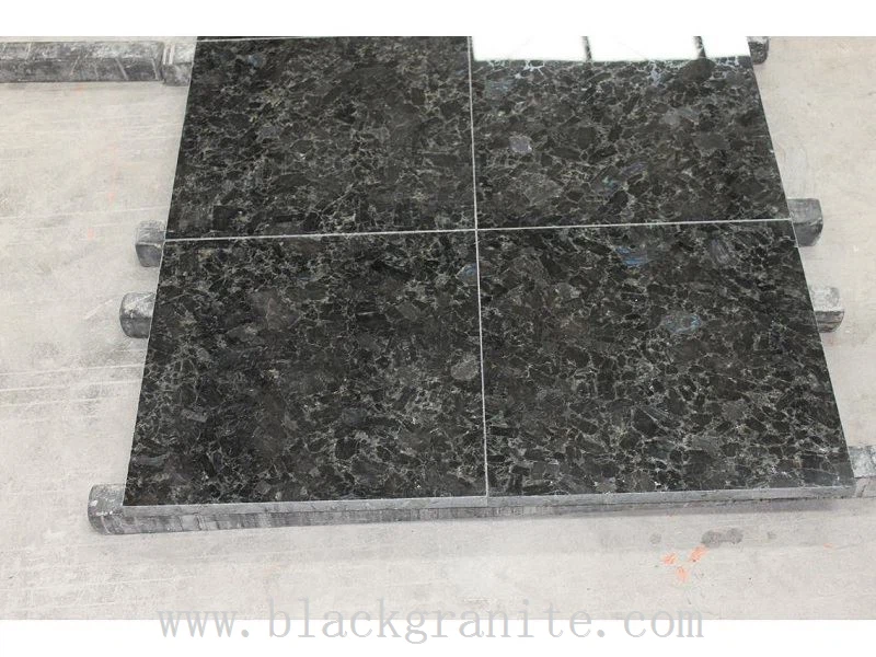 Volga Blue and Volga Black Granite Tile